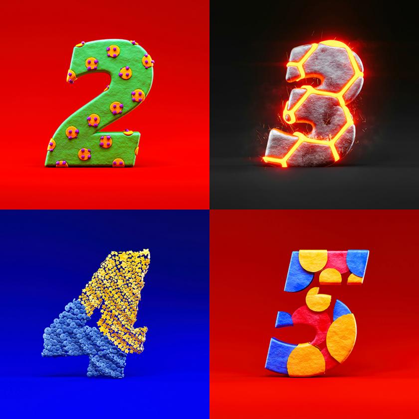 鮮明質(zhì)感！36款趣味立體字體設(shè)計