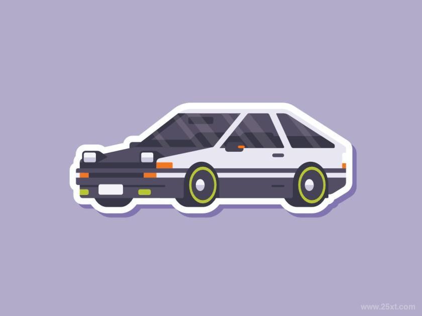 25xt-126841 CartoonCarStickersz5.jpg