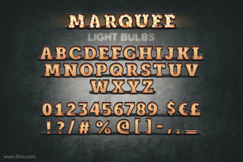 25xt-611106 MarqueeLightBulbsFront2-FontWithoutBulbsz8.jpg