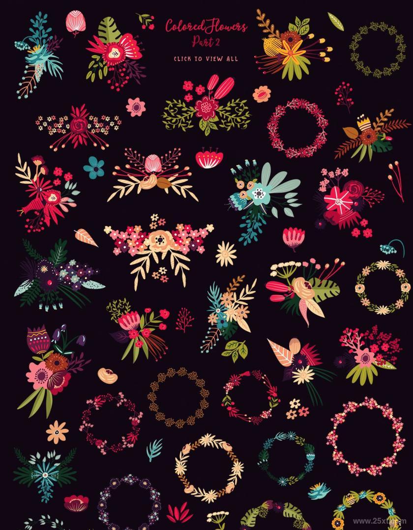 25xt-611770 ColoredFlowersPart2z6.jpg