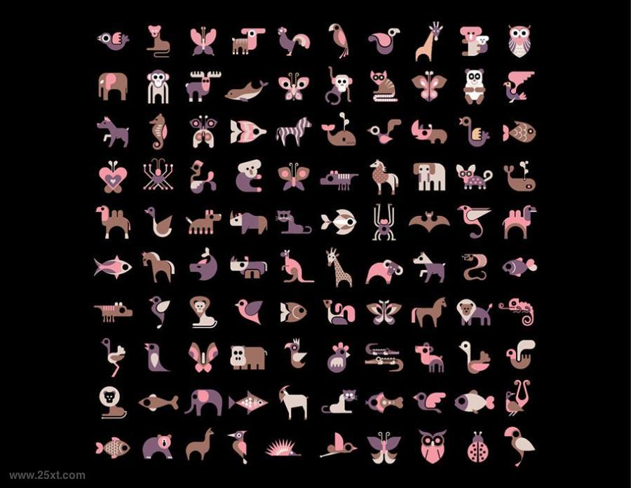 25xt-127806 100-Zoo-Animal-Icon-Setz4.jpg