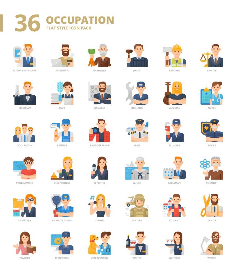25xt-161418 Occupation2-Flat-Style-Icon-Setz3.jpg