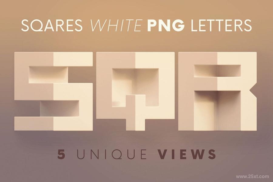 25xt-161240 Squares-Geometric---3D-Letteringz3.jpg