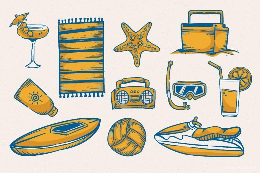 25xt-170841 Summer-Doodle-Illustration-Setz4.jpg