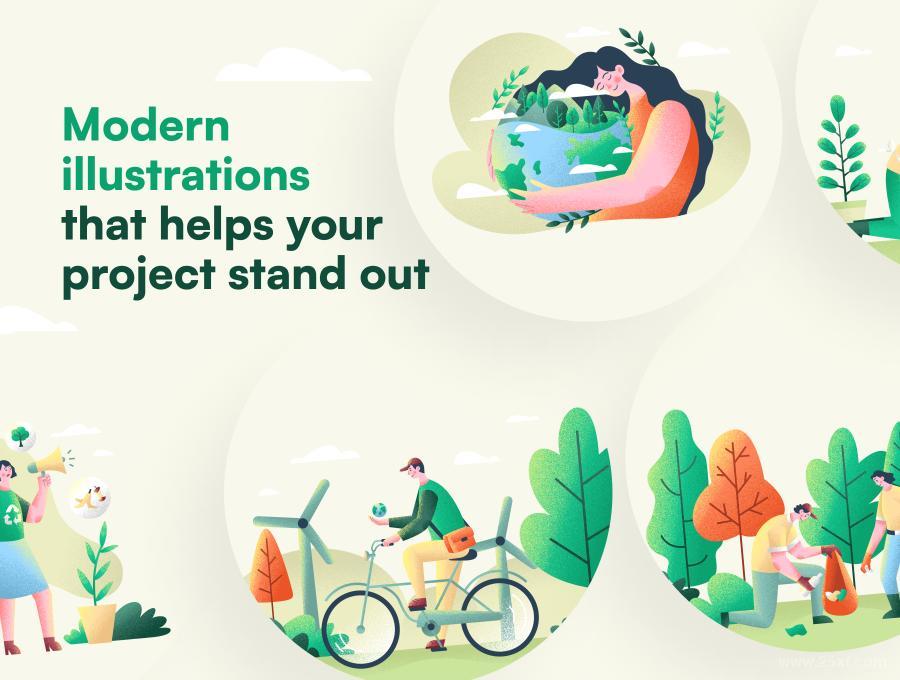 25xt-486331 Ecology-EnvironmentIllustrationSetz4.jpg