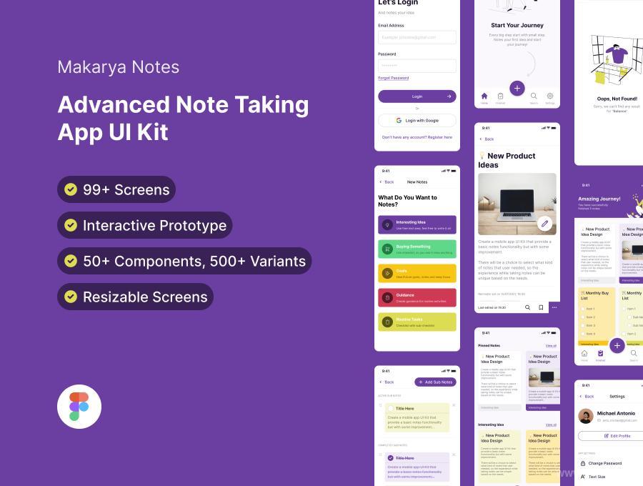 25xt-486619 MakaryaNotesAdvancedNoteTakingApp-DesignSystemUIKitz3.jpg