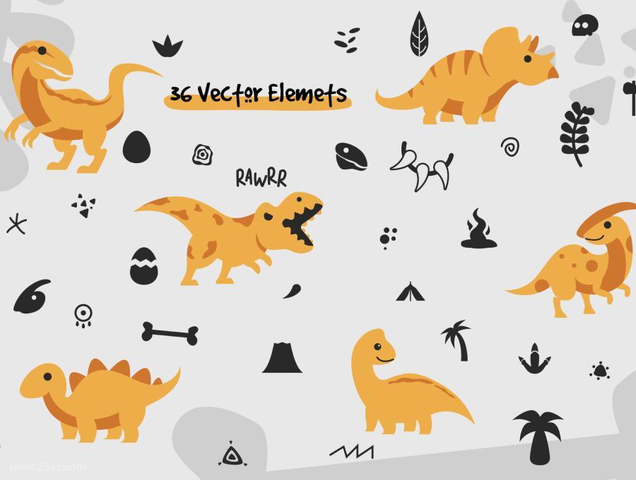 25xt-486547 JurassicPackGraphicPatternElementz4.jpg