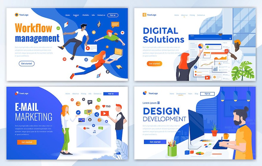 BIG Collection of Landing page templates-3.jpg