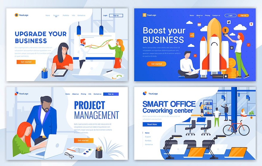BIG Collection of Landing page templates-4.jpg