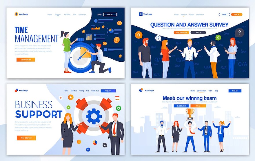 BIG Collection of Landing page templates-5.jpg