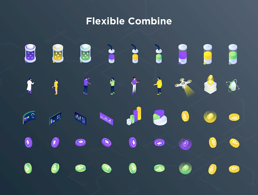 Cryptocurrency Business Isometric Kit Vol 01-3.jpg