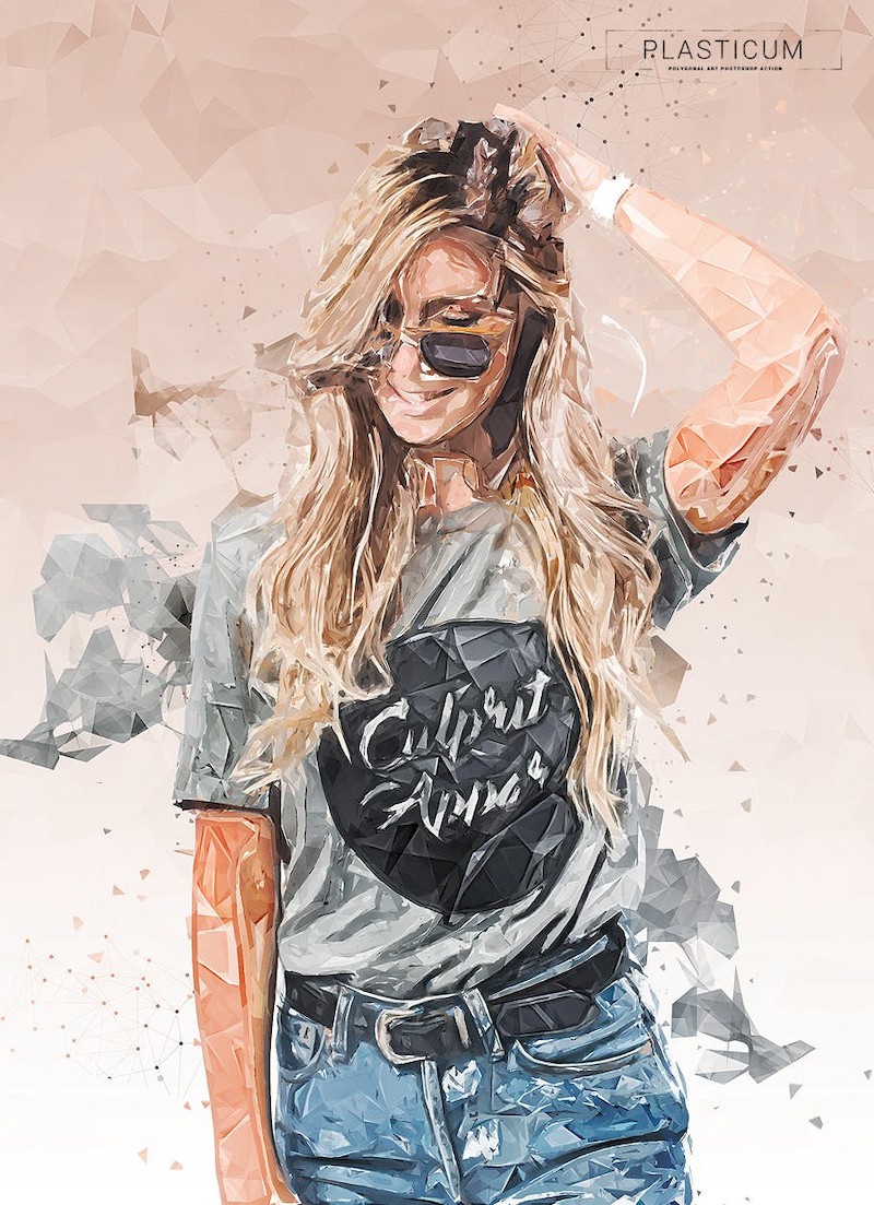 Plasticum - Polygonal Art Photoshop Action-4.jpg