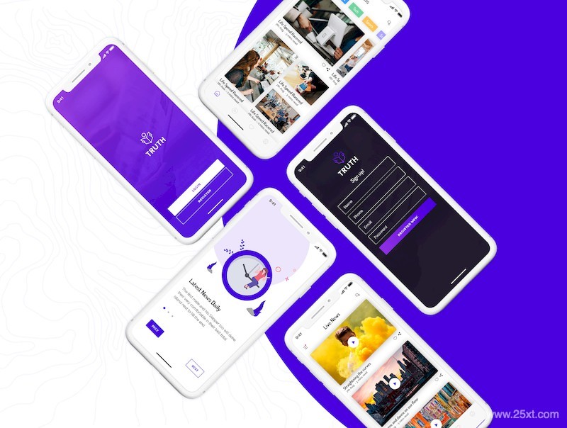 Truth- News Mobile App UI Kit-3.jpg