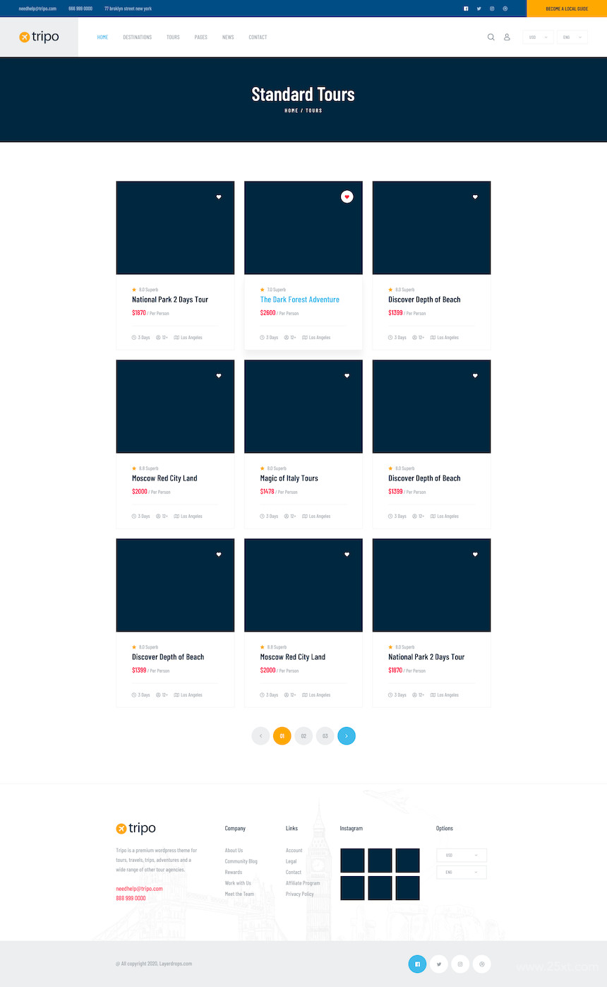 Tripo - PSD Template For Travel & Tourism Agencies 1.jpg