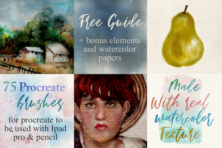Procreate Watercolor Brush Bundle 5.jpg