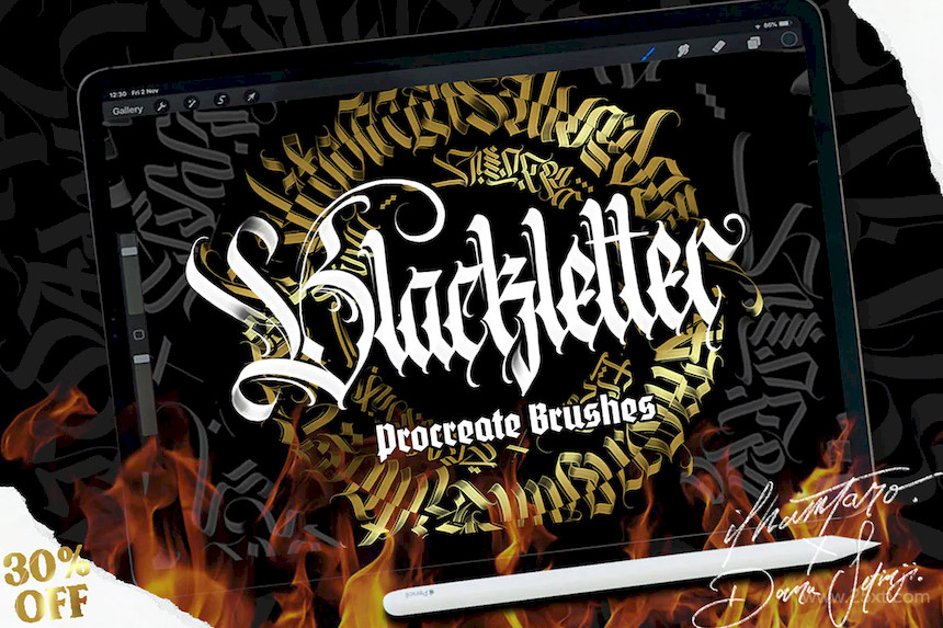 Blackletter Brush for Procreate 2.jpg