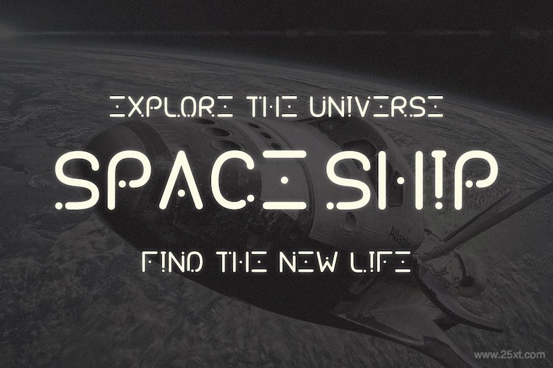 Alpha - Futuristic Display Typeface-4.jpg