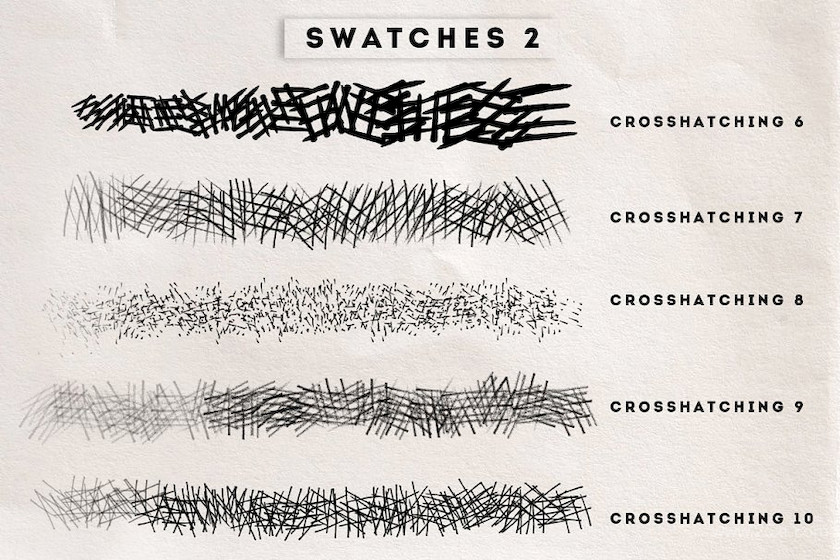 Crosshatching Procreate brushes 5.jpg
