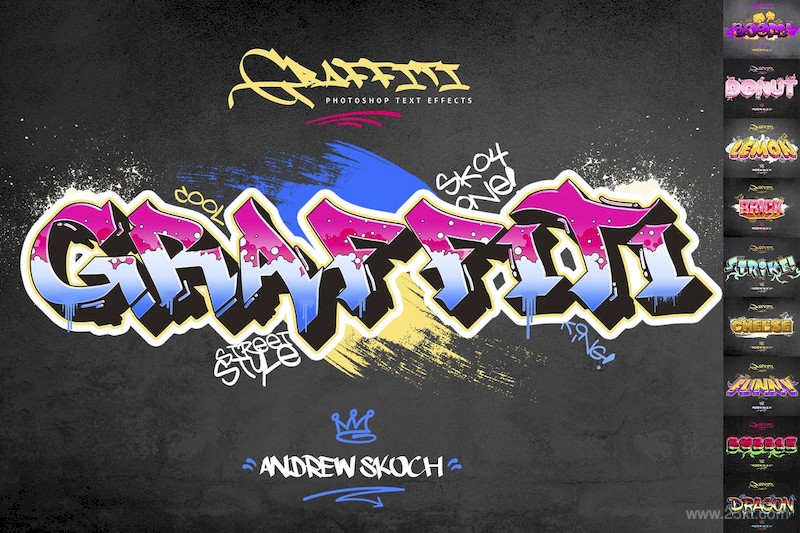 Graffiti Text Effects - 10 PSD - vol 2-4.jpg