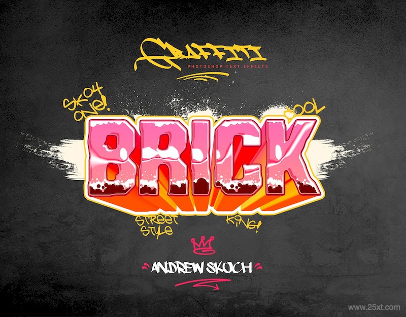 Graffiti Text Effects - 10 PSD - vol 2-3.jpg