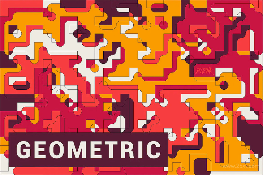 Geometric  Abstract Composition Backgrounds 4.jpg
