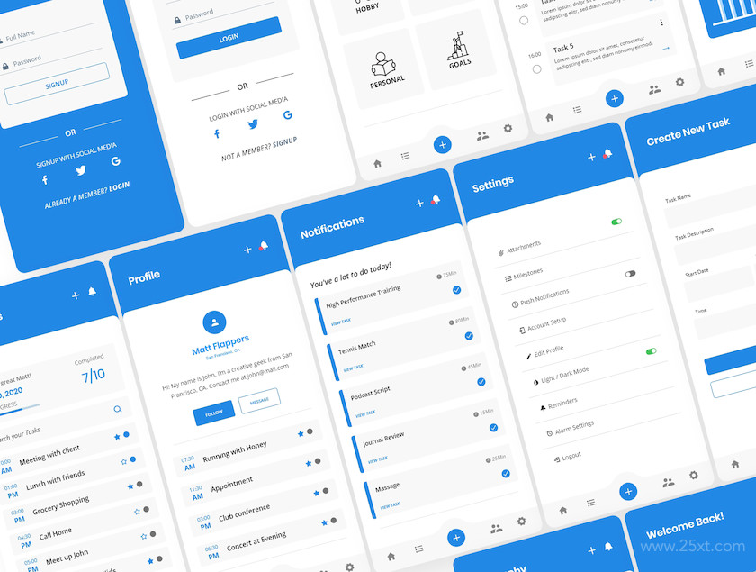 DOI Productivity Mobile Application - UI Kit 3.jpg
