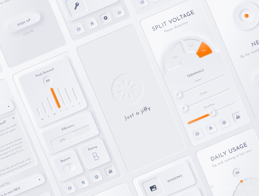 Neumorphic Soft UI Kit - NEU 8.jpg