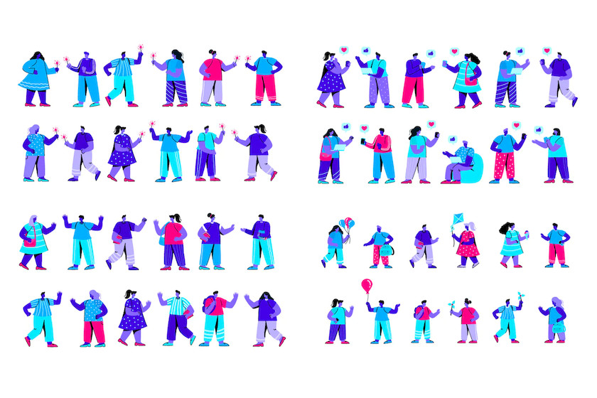 Collection Flat Blue People Character 5.jpg