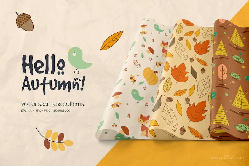 483483 Hello Autumn Seamless Patterns5.jpg