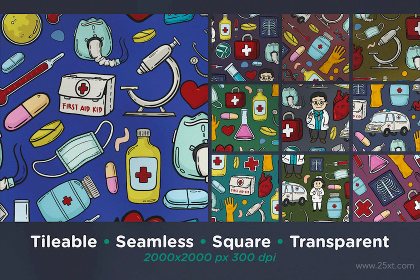 483605 Medical Seamless Patterns2.jpg