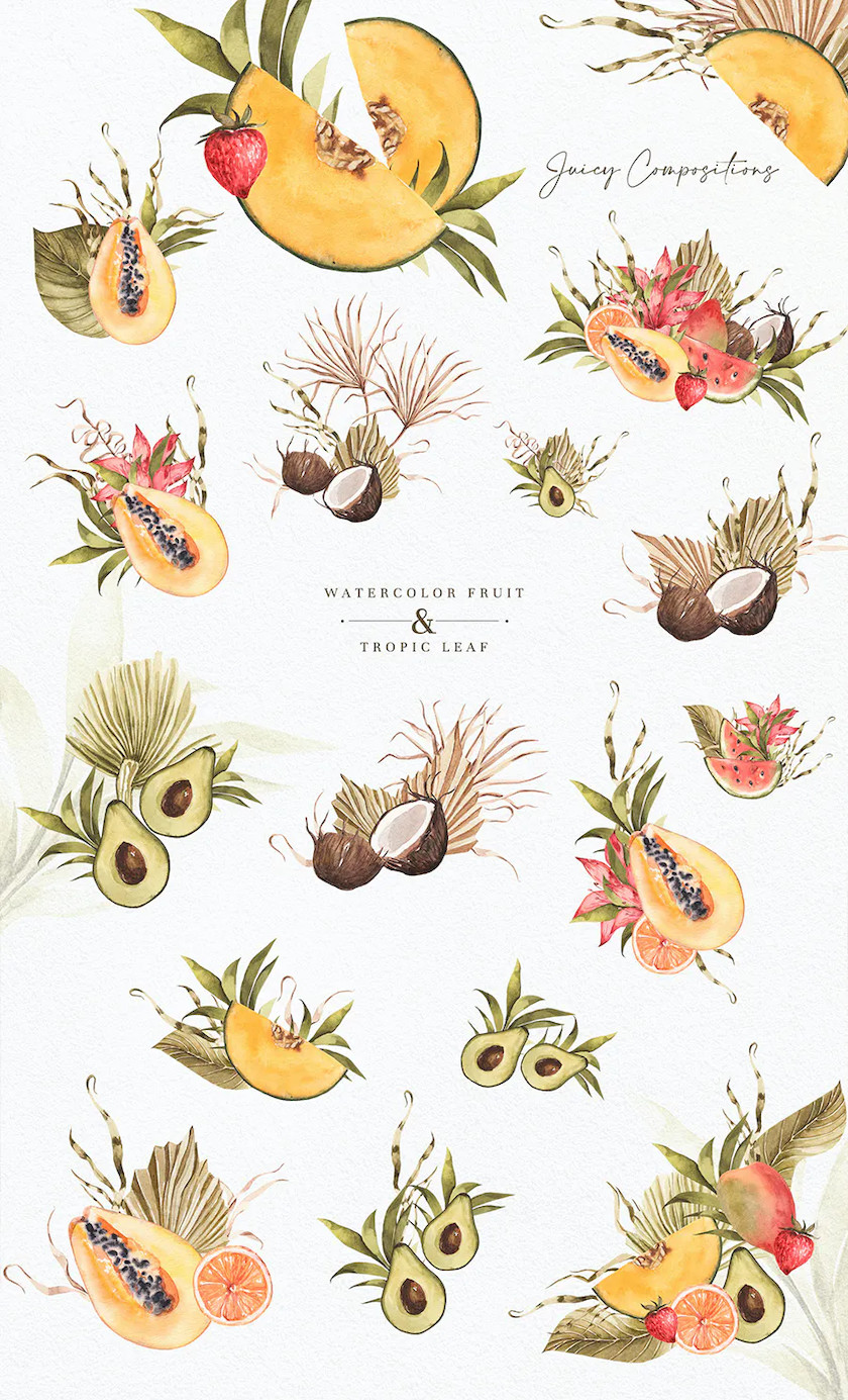 25xt-483845 Tropics Leaf & Fruits1.jpg