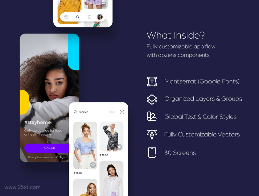 25xt-484153 Milana Shopping App UI Kit1.jpg