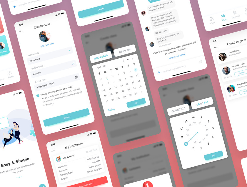 25xt-484262 EduRoom - Online Class Room App UI Kit 7.jpg