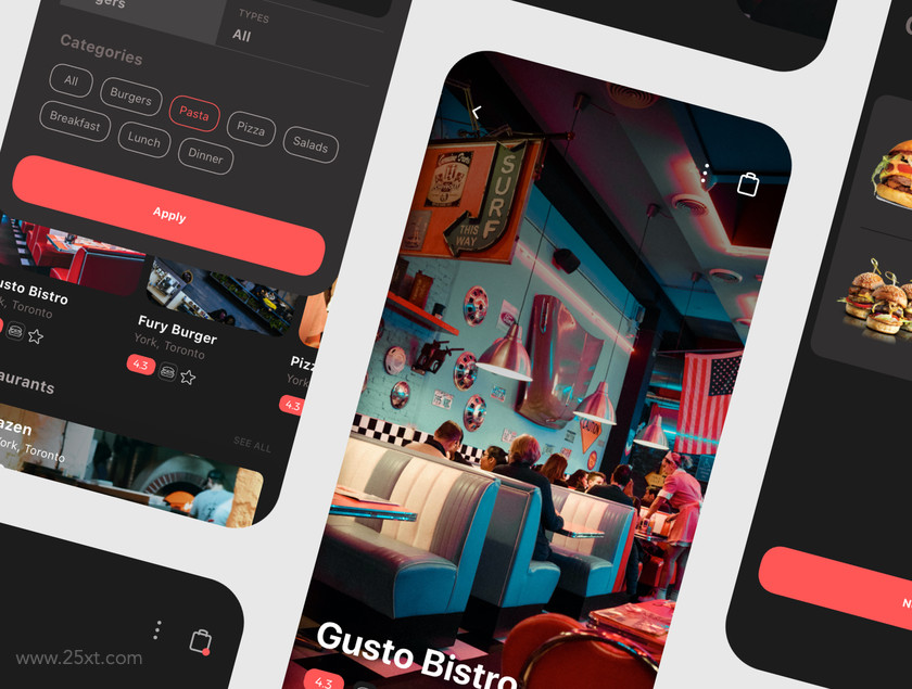 25xt-484313 Spes Dark Food Delivery App UI Kit2.jpg