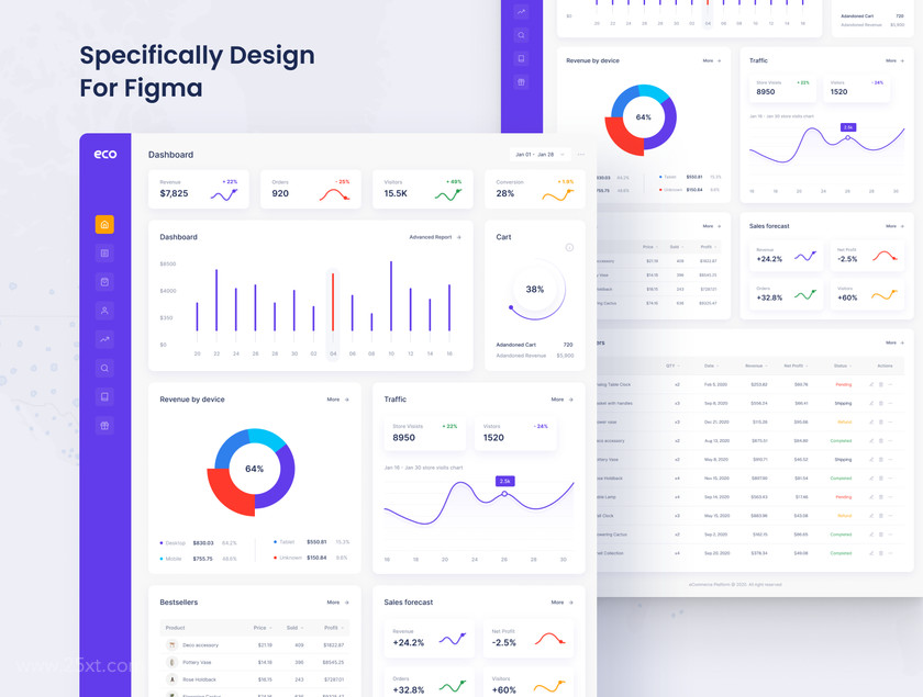 25xt-484404 Eco -Ecommerce Analytics Admin Dashboard Kit3.jpg