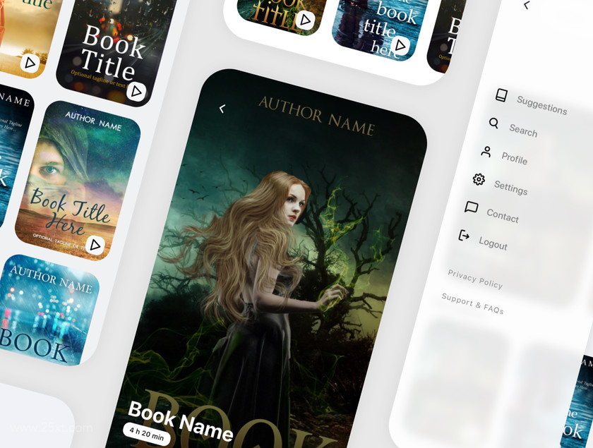 25xt-484697 Kleio Book Listening App UI Kit6.jpg