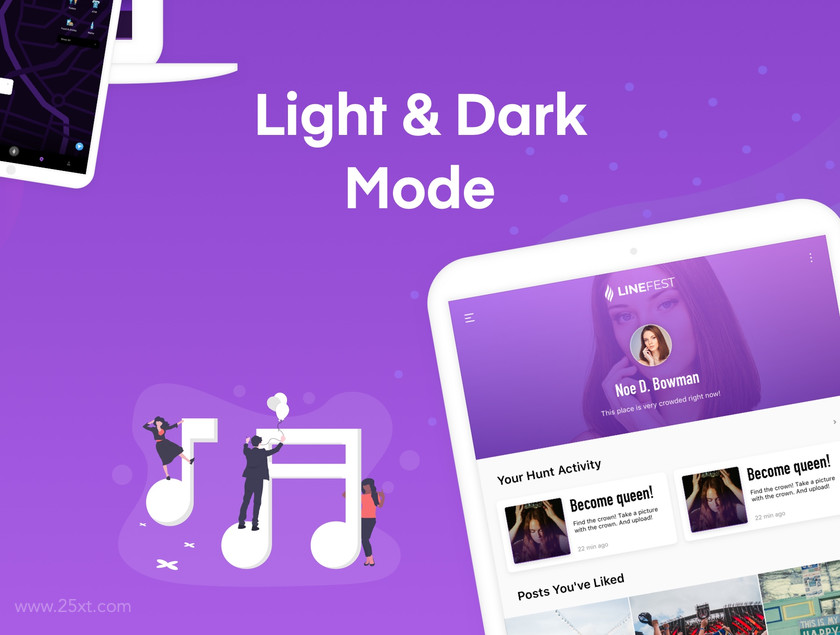 25xt-484699 LineFest - Music Festival Web & Tablet App UI Kit3.jpg