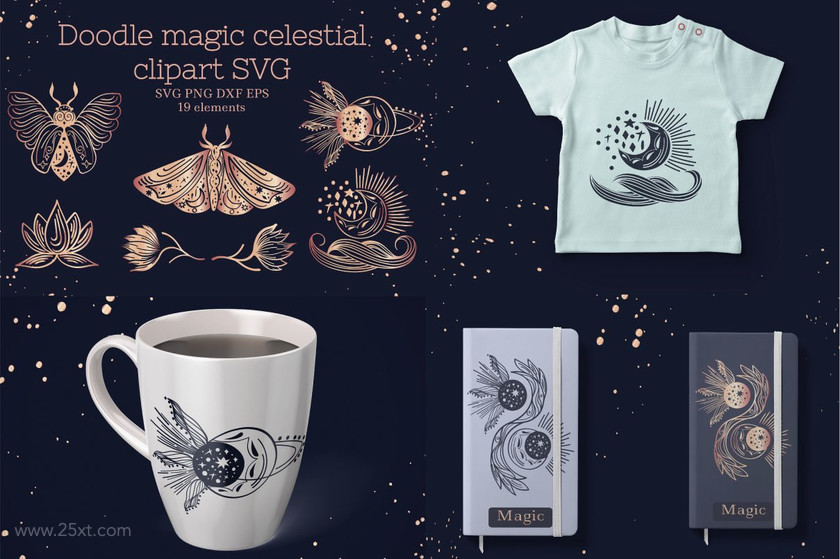 25xt-484719 Doodle linear SVG graphics & Cricut files Bundle 1.jpg