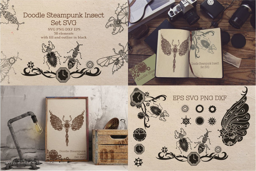 25xt-484719 Doodle linear SVG graphics & Cricut files Bundle 10.jpg