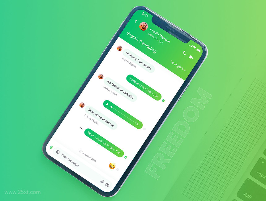 25xt-484985 Freedom Messaging App UI Kit 8.jpg