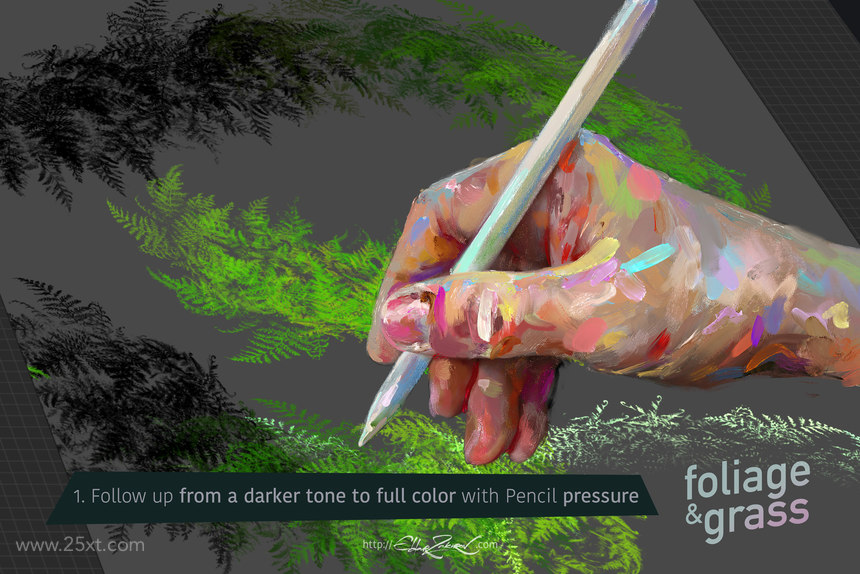 25xt-485076 60 Foliage & Grass Procreate brushes 2.jpg