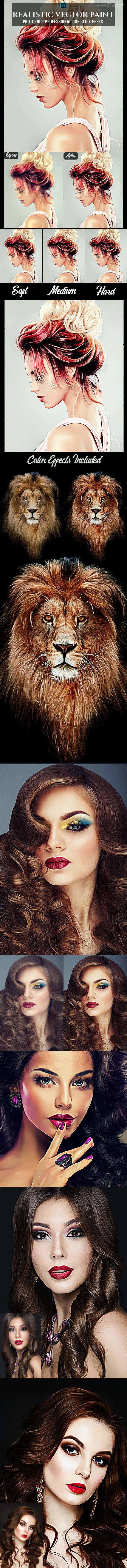 25xt-485174-Realistic Vector Painting Photoshop Action