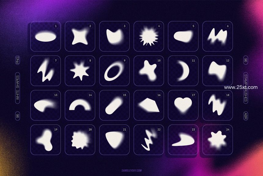 25xt-486103-Blurry gradient shapes collection10.jpg