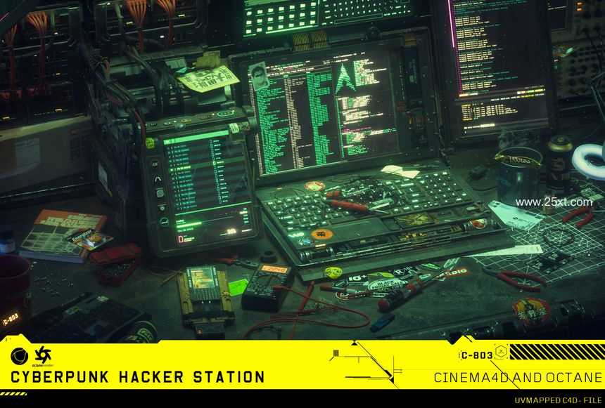 25xt-486295-Cyberpunk Hacker Station C4D and Octane project4.jpg