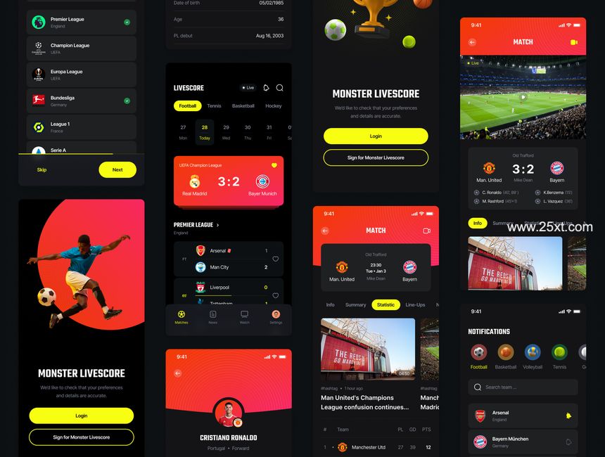 25xt-487112-Monster - Livescore Sport app ui kit4.jpg