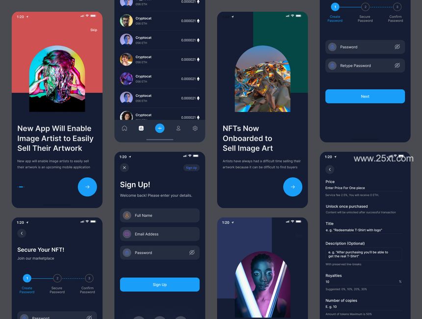 25xt-487659-NFTX - NFT Market UI UX Design App Kit4.jpg