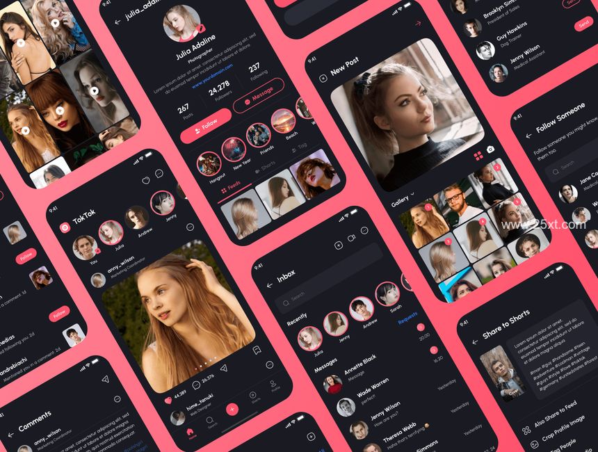 25xt-487870-TokTok - Social Media App UI Kit5.jpg