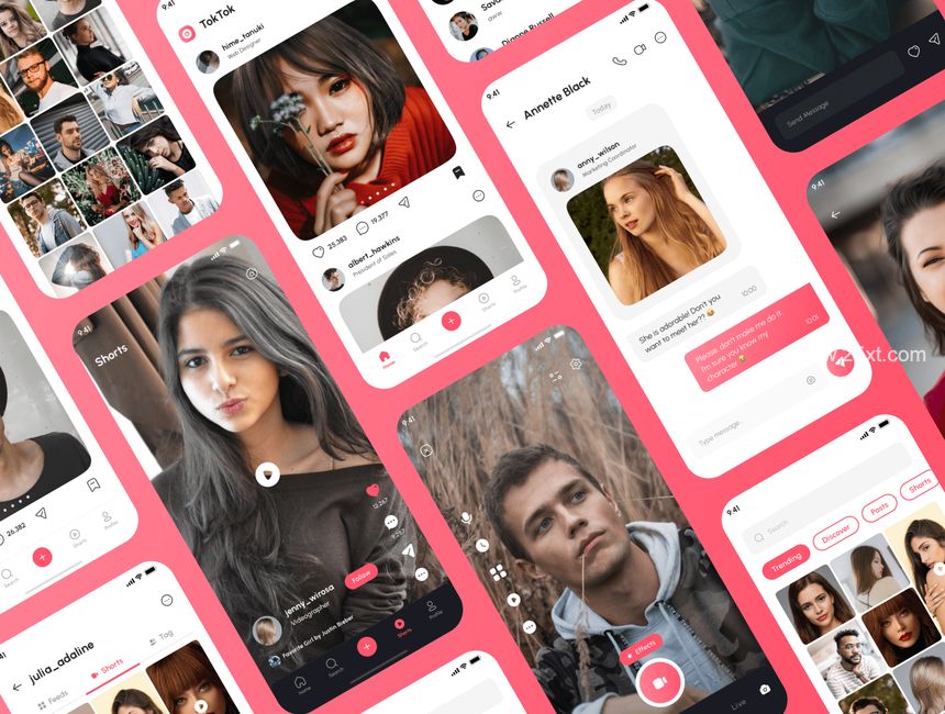 25xt-487870-TokTok - Social Media App UI Kit4.jpg