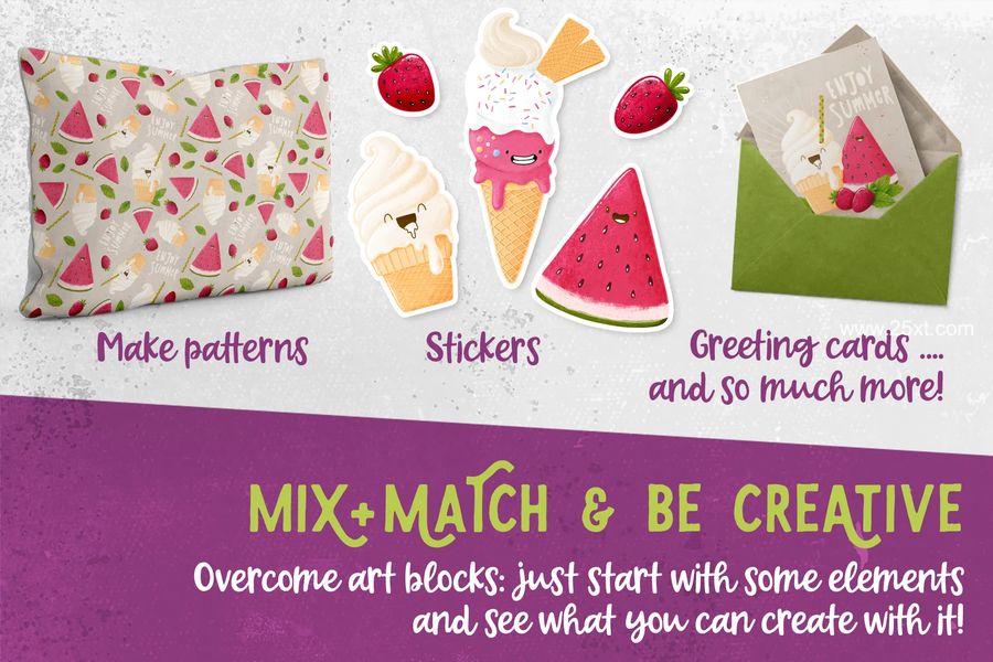 25xt-488247-Icecream & Fruits Stamp Set for Procreate4.jpg
