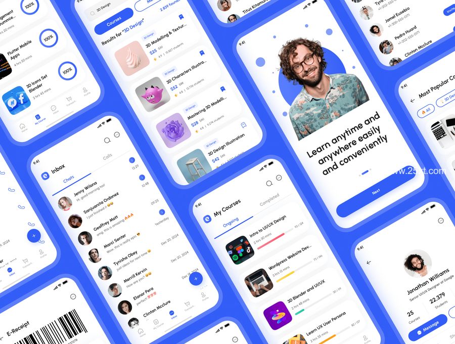 25xt-488562-Elera - Online Course & E-Learning App UI Kit4.jpg